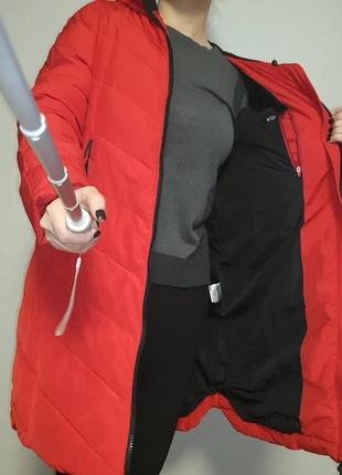 Зимняя удлиненная куртка-пуховик, towmy размер 14-163 фото