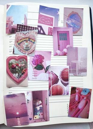 Набір #25 квіти наліпки для скрапбукінга, картинки зображення марки стікери для щоденників блокнота скетча записника7 фото