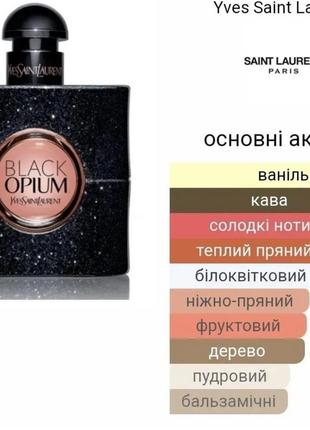 Yves saint laurent black opium (ів сен лоран блек опіум) 40 мл2 фото