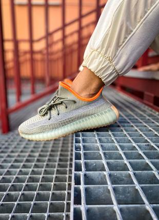 Кросівки adidas yeezy 350 v2 desert sage6 фото