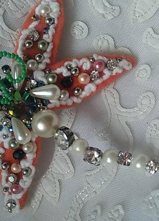 Брошь стрекоза 3