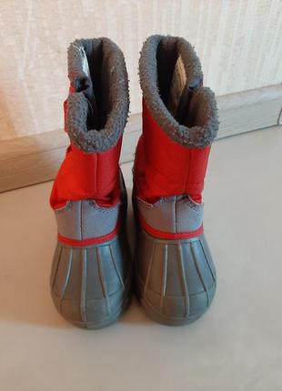 Непромокаемые ботинки сапоги теплые2 фото