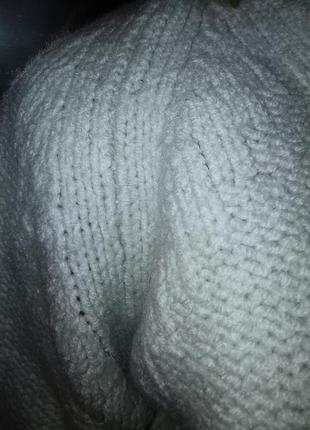 Плотный шерстяной джемпер свитер пуловер zucchero вязаный шерсть5 фото
