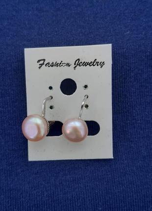 Сережки с перлинами