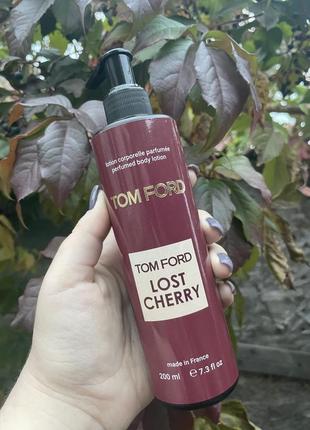 Парфумований лосьйон для тіла tom ford lost cherry brand collection 200 мл1 фото