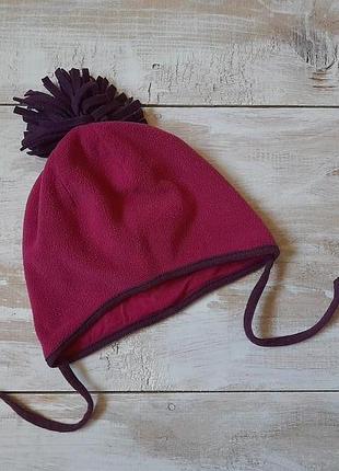 Демисезонная шапочка на 6-12 мес