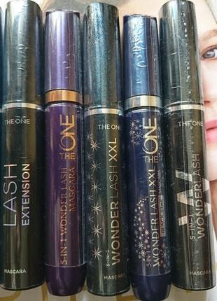 Універсальна туш для вій 5-в-1 the one wonderlash xxl oriflame very me oncolour colourbox оріфлейм