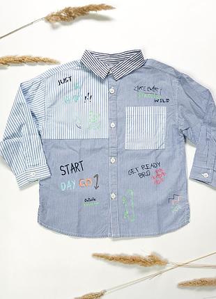 Дитяча сорочка zara на хлопчика