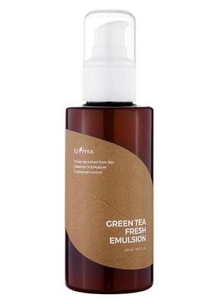 Освіжаюча емульсія із зеленим чаєм isntree green tea fresh emulsion 120 мл