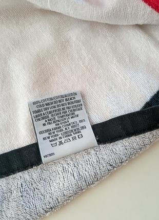 Большое махровое полотенце с логотипом dkny4 фото