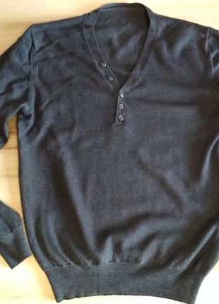 Шерстяная итальянская мужская кофта