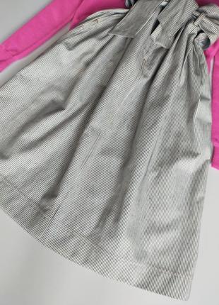 Sessun юбка миди с карманами в полоску3 фото