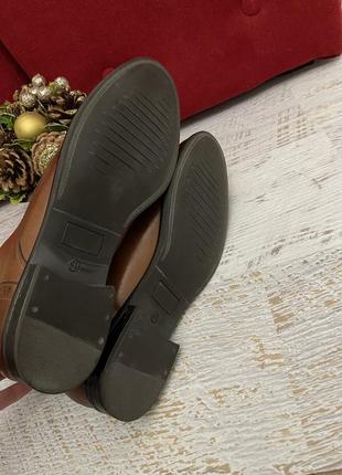 Шкіряні фірмові черевики на флісі manguun 39р.5 фото