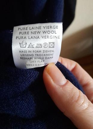 Джемпер вовняний светр 100% вовна пуловер7 фото