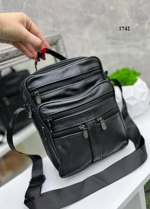 Сумка мужская барсетка кожа