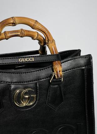 Крута жіноча сумка🔥в стилі gucci diana total black8 фото