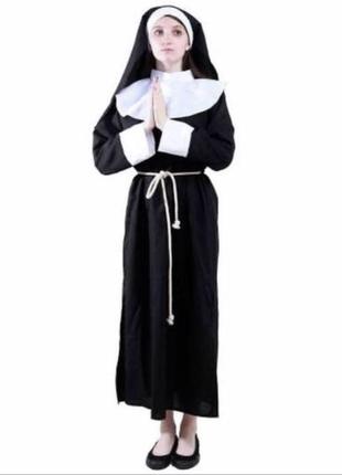 Монашка монахиня матушка послушница костюм маскарадный карнавальный габардин8 фото
