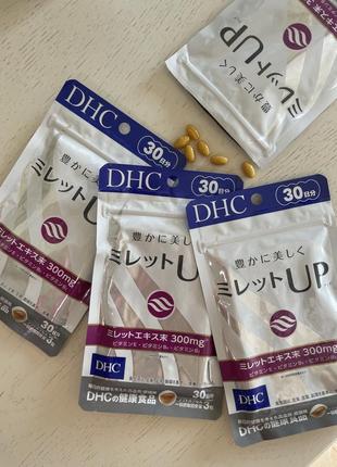 Японські вітаміни від випадіння та для росту волосся millet up від dhc3 фото