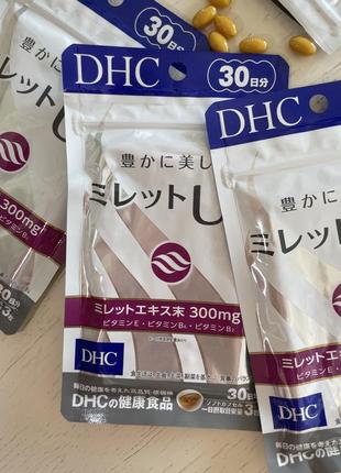 Японські вітаміни від випадіння та для росту волосся millet up від dhc2 фото