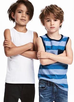 Фірмові якісні майки h&m бавовна майка хлопок на мальчика