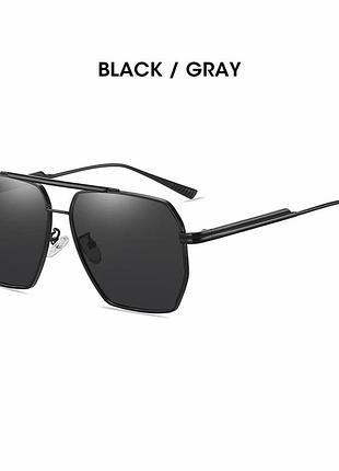 Очки солнцезащитные с поляризацией,ретро,с градиентом