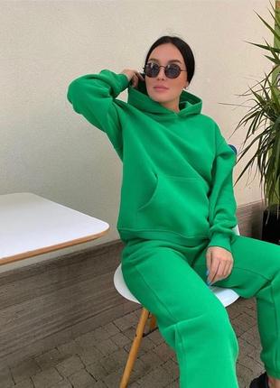 Костюм на флісі чорний олива фрез червоний зелений ♥️