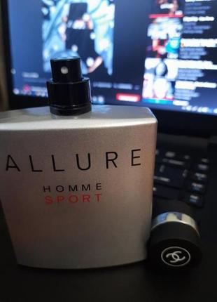 Chanel allure homme sport 100 мл шанель аллюр хомм спорт алюр хом спорт чоловіча туалетна вода 100мл