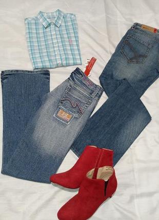 Новые женские джинсы клёш, женские джинсы, сукня, блуза, футболка,брюки, одяг1 фото