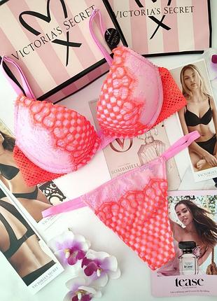 Комплект білизни bombshell victoria's secret original 34a 75a s подвійний пушап