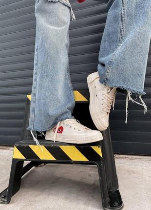 Жіночі кеди converse Ivory женские кеды конверсы2 фото