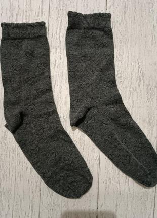 Нові носочки з сердечками для дівчинки на розмір 30-35 george3 фото