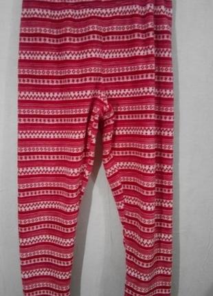 Тёплые пушистые штаны для дома и сна