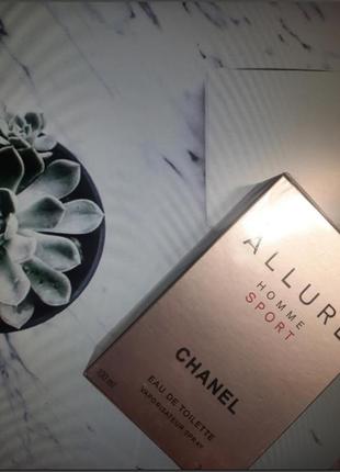 Chanel allure homme sport 100мл чоловіча туалетна врда шагель алюр спорт