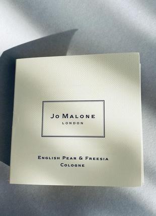 Jo malone london english pear & freesia cologne пробник парфюма 1.5мл