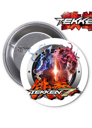 Значок badge game гра tekken залізний кулак