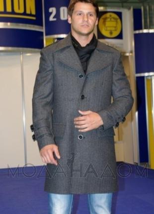 Новое мужское пальто шерсть1 фото