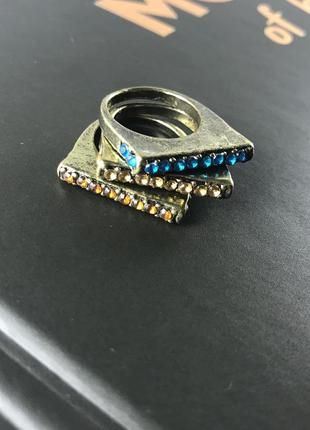 🔝💍набор бронзовых колечек/бижутерия