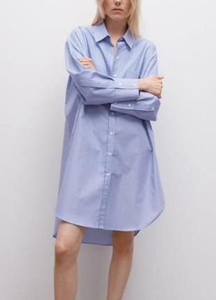 Платье - рубашка zara3 фото