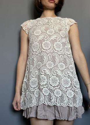 Ажурне плаття zara
