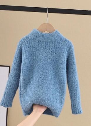 Теплий дитячий светр з ангоркою1 фото