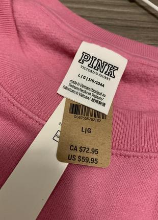 Стильний  світшот/кофта pink /victoria's secret р. l, xl, xxl.9 фото