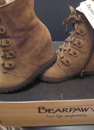 Натуральные зимние ботинки из америки bearpaw, разм. 36-37 сапоги новые bearpaw1 фото