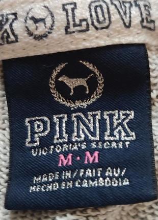 Кофта базовая женская реглан толстовка victoria's secret pink m м 10 385 фото