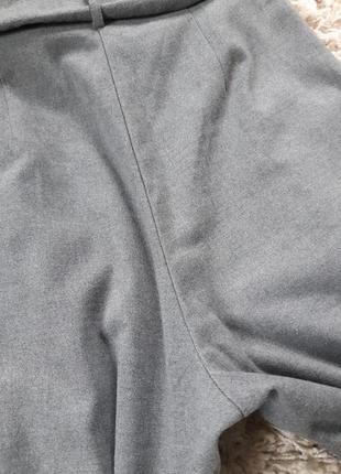 Актуальные теплые широкие штаны кюлоты с поясом ,h&m,  p. 109 фото
