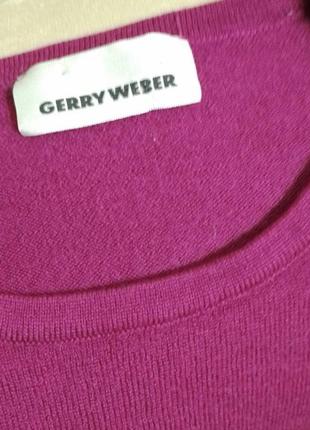 Шерстяная футболка джемпер безрукавка бренда gerry weber.4 фото