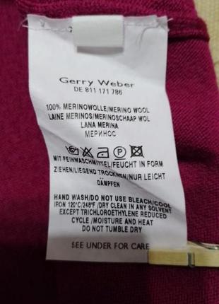 Шерстяная футболка джемпер безрукавка бренда gerry weber.5 фото