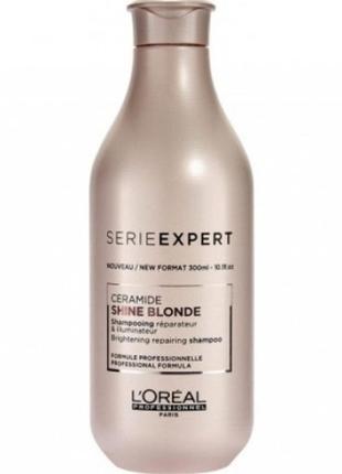 Шампунь для восстановления цвета светлых волос l’oreal professionnel shine blonde shampoo