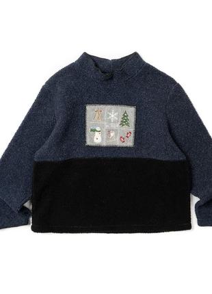 C&b by crott & barrow вінтажний флісовий пуловер1 фото