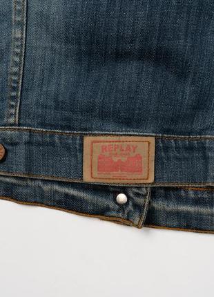 Replay вінтажна джинсова жіноча куртка8 фото