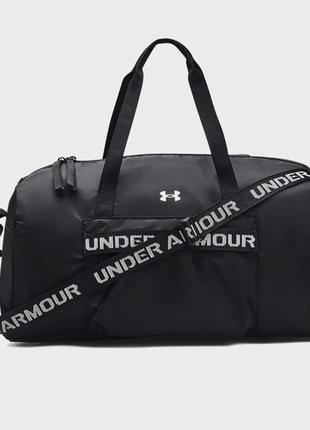 Under armour жіноча чорна спортивна сумка ua favorite duffle1 фото